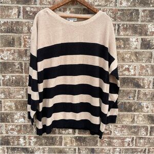 🌿Coldwater Creek 3X Striped Sweater